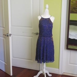 Embelished open back dress